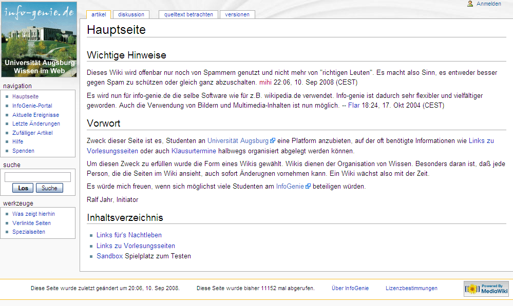 Wiki-Seite